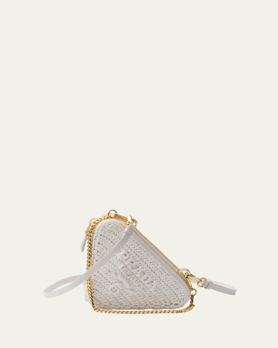Mini Triangle Top-Handle Bag